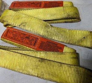 Lot of 2 LIFT-All EN1-602 Web Sling, Width 2", Length 5'