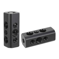 2Pcs 1.8" Cheese Bar Tripod Camera Accessory Mount Adapter w/1/4"  3/8" Threads