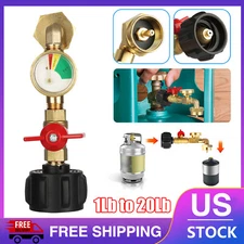 Propane Refill Adapter Lp Gas 1 Lb Cylinder Tank Coupler Bottles Heater Gas Tank