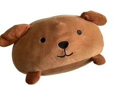 Japanese  Daiso  D0G Plush  Pillow Cuddly  Soft   11.8'' x 11'' x 7.1''