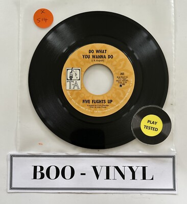 Five Flights Up - Do What You Wanna Do 7  Northern Soul / Funk Vinyl Record NM