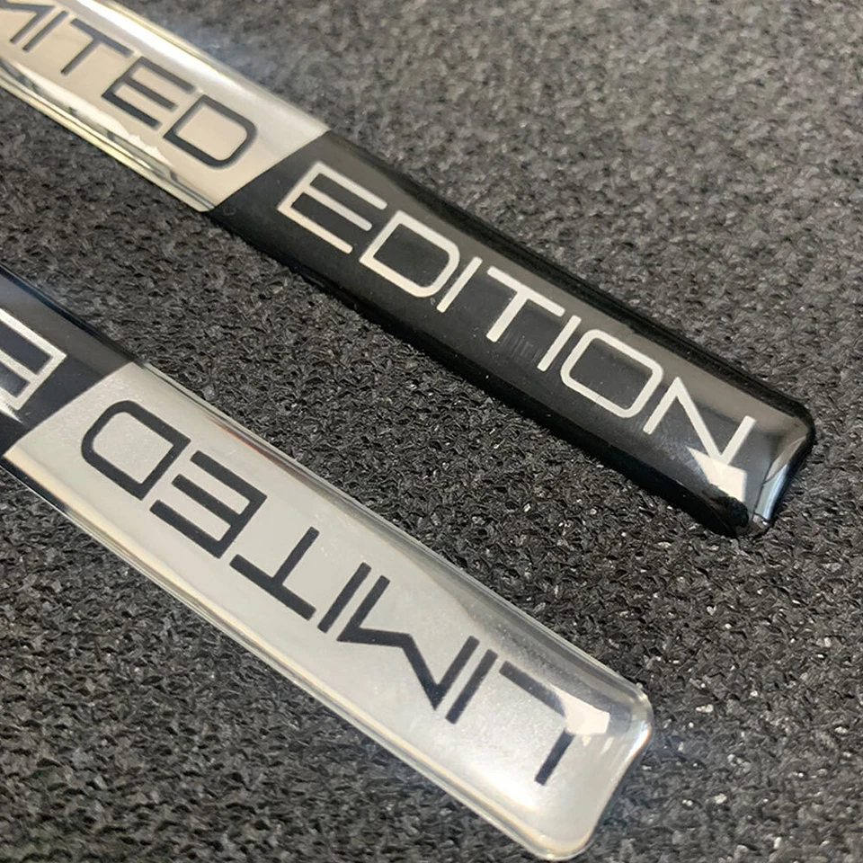 2x Pegatinas Negras 3D Edición Limitada Logo Coche Emblema Insignia Calcomanía Accesorios Coche Foto 2 de 4