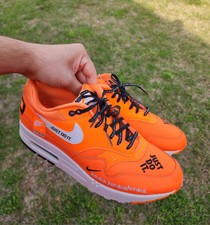 orange nike air max just do it