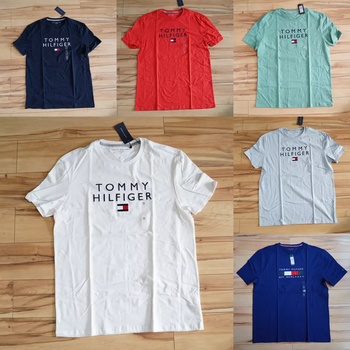 NWT Men&#039;s Tommy Short-Sleeve Tee (T) Shirt XS M L XL XXL 3XL |