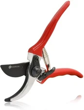 WSIIROON Pruning Shears - Sharp Bypass Garden Pruning Tools, High Carbon Steel