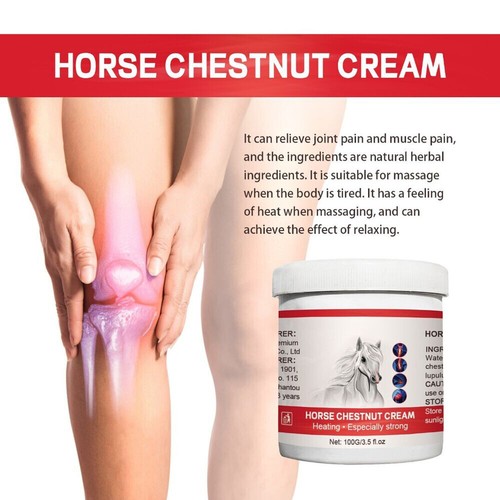 Horse Chestnut Cream Varicose Legs Joint Muscle Paint Relief Massage Ointment - Picture 9 of 12