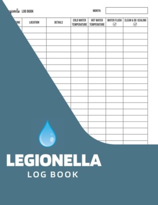 NEUES BUCH - Legionellen Logbuch: Wassertemperatur - Arbeit Legal Log 