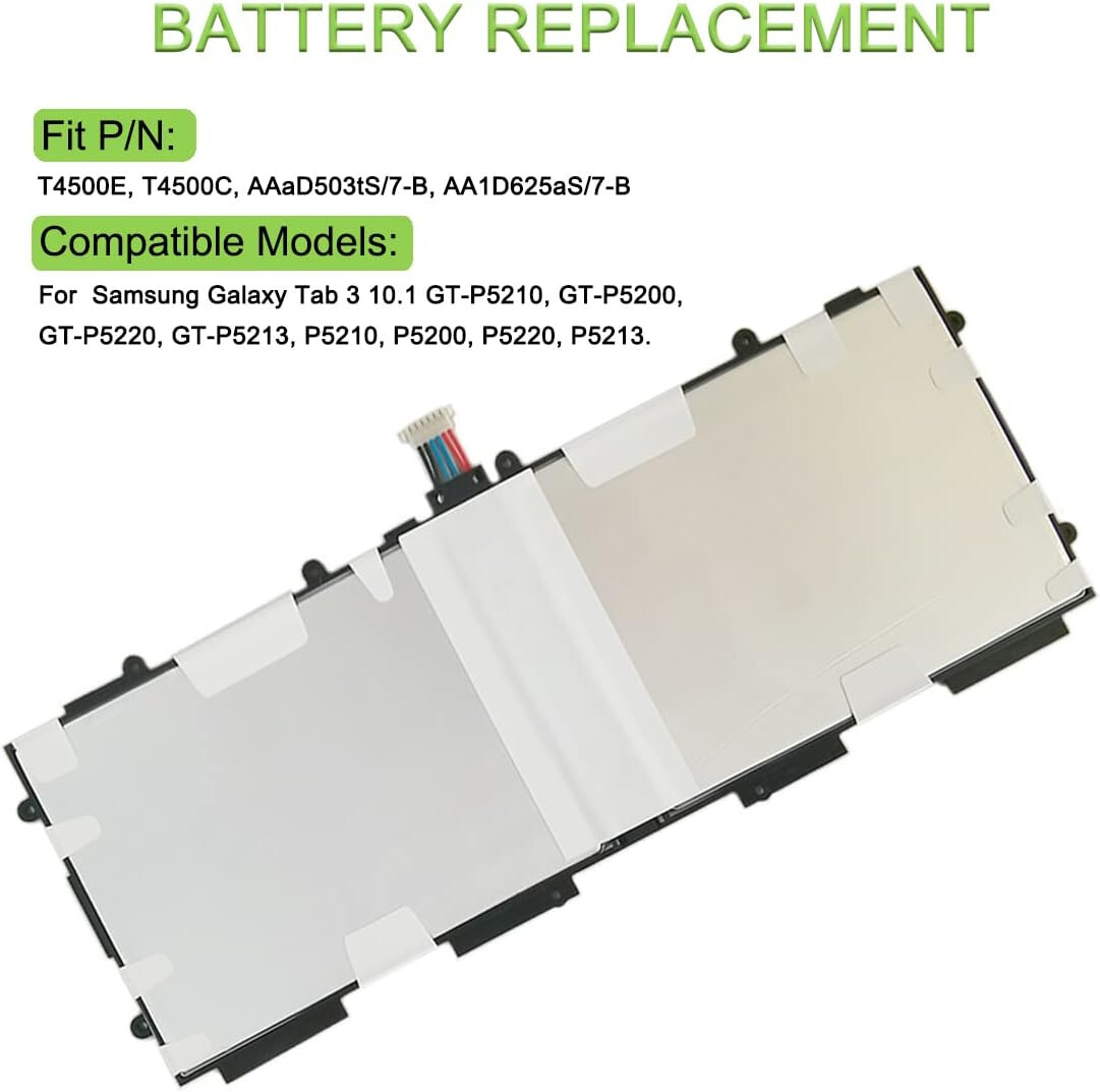 T4500C Battery for Samsung Galaxy Tab 3 10.1 GT-P5200 P5200 P5210 P5213