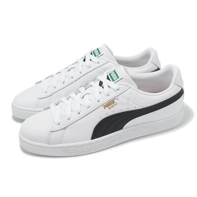 Puma Basket Classic XXI White Black Men Unisex Casual Lifestyle Shoes  374923-02 UK
