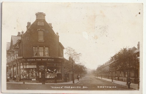 Smethwick Victoria Park Post Office, Cheshire Rd. West Midlands B'ham RP PC