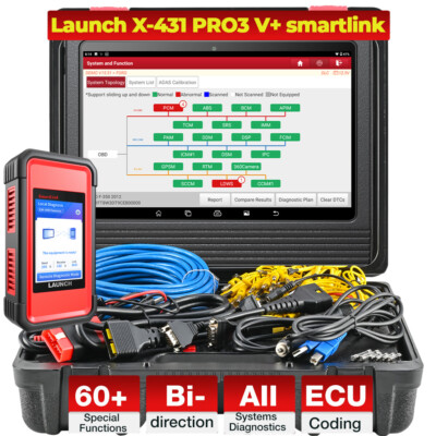 LAUNCH X431 PRO3S+HDIII V+ SMARTLINKOBD2 Diagnosegerät 24V LKW für Daf & Iveco