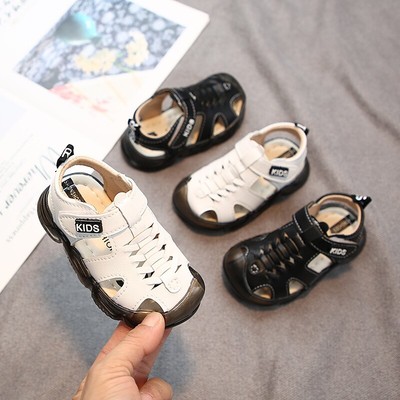 Baby Kids Boys Girls Closed Toe Sandals Summer Casual School Beach Walking Shoes