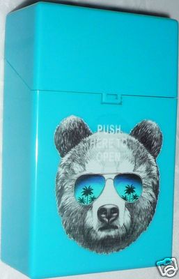 Zigarettenbox Clic Boxx Funky Nerd 4 Designs Sprungdeckel 20-er Schachtel