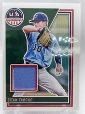 2022 Panini Stars & Stripes Titan Targac Team USA Jersey Patch Relic USAM-TT