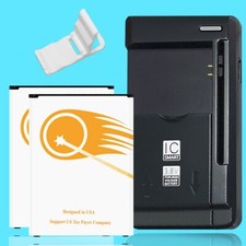 Long Lasting 2x 5520mAh Rechargeable Battery Charger Bracket f LG V20 H910 Phone