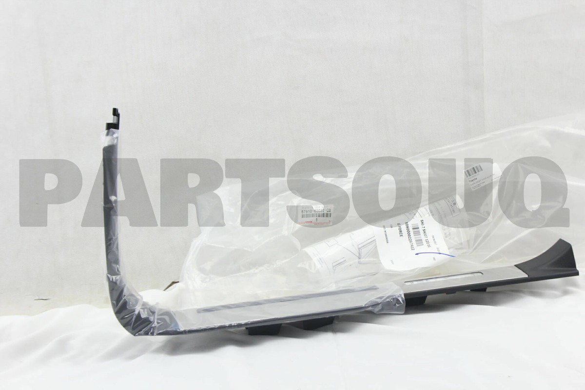 6791060032C0 Genuine Toyota PLATE, FRONT DOOR SCUFF, RH 67910