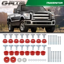 Fit For Ford F-250 F-350 Super Duty 2008-2016 2WD 4WD Red Body Cab Mount Kit