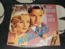 Nothing Sacred NEW SEALED Remastered Laserdisc LD Carole Lombard Free Ship 50