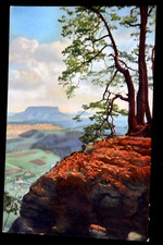 61230 Photochromie Ak Lily Stone Saxon Switzerland 102 No. 2204