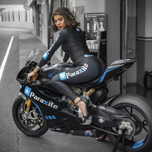 Leva freno pieghevole Paraxite Street nera/blu Yamaha Tmax 560 2020-2021 - Picture 5 of 5
