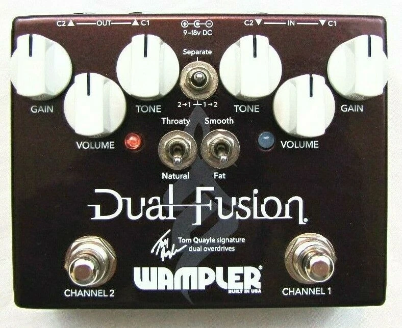 Used Wampler Tom Quayle Signature Dual Fusion V2 Overdrive Guitar