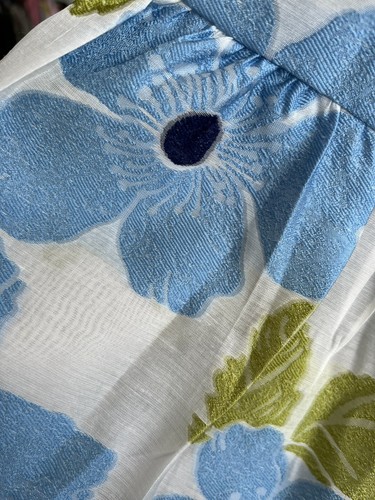 cute girls next dress age 7 years, floral embossed puff sleeve oversized NWT - Picture 5 of 13