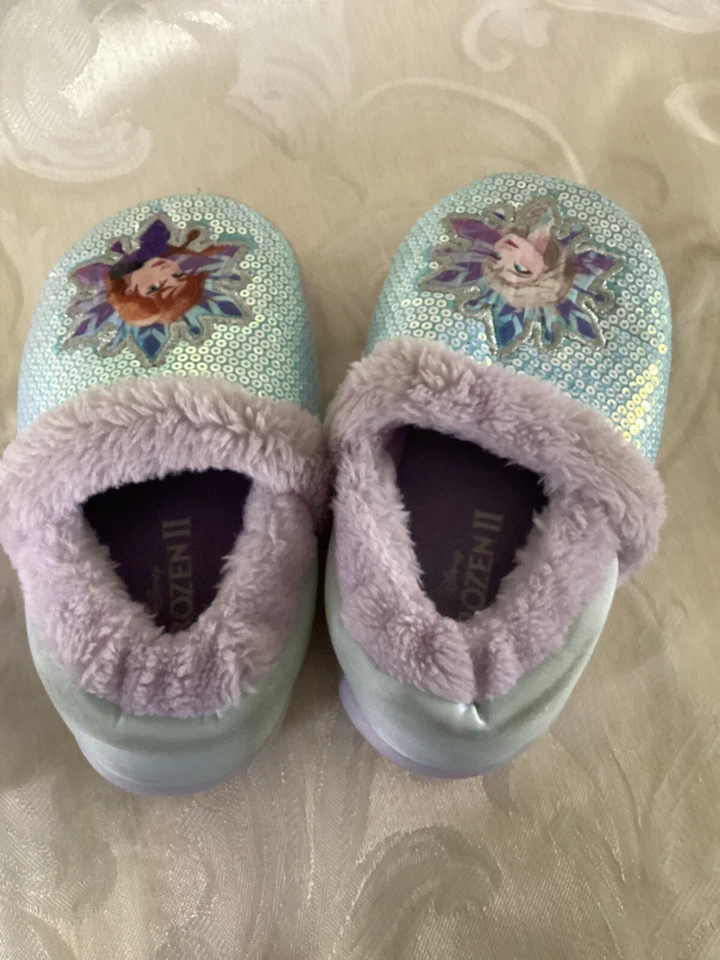 Zapatillas Frozen para niñas pequeñas púrpura/azul - talla. XL (11-12). Foto 3 de 4