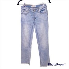 Free People  We the Free Raw Hem Light Wash Jeans Size 24