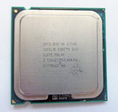 Prozessor Intel Core 2 Duo E7500 SLGTE Socket 775 (LGA775) 2x 2,93GHz/3M/1066/06