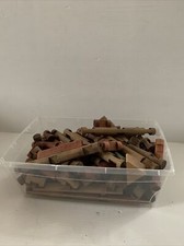 Lincoln Logs Lot 150 + pc Vintage Logs Wood