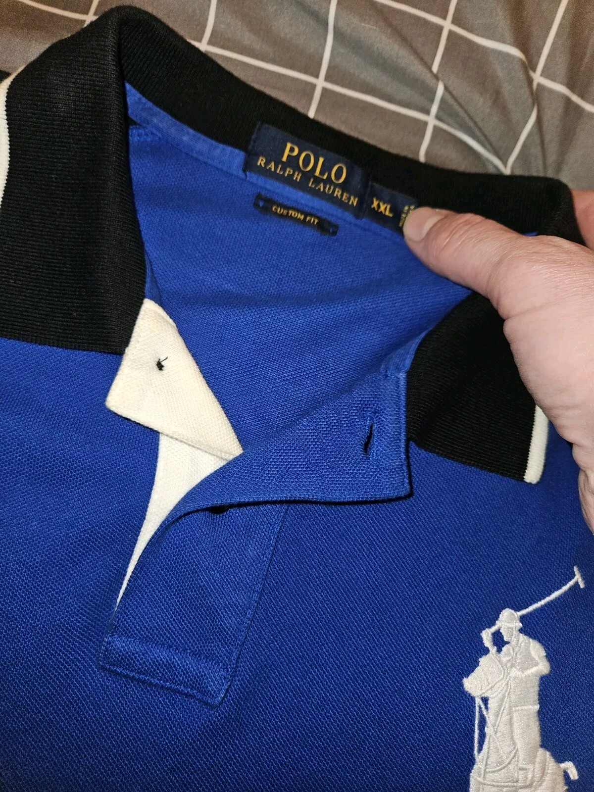 Ralph Lauren POLO By RALPH LAUREN CUSTOM FIT Big Pony Short Sleeve Rugby Shirt Men's XL /eaa444534