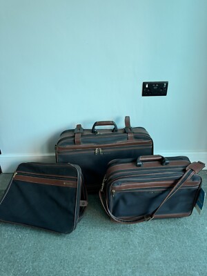 Piece Vintage Samsonite Carry On Suitcase Set Wheel Travel Bag Cabin  New UK