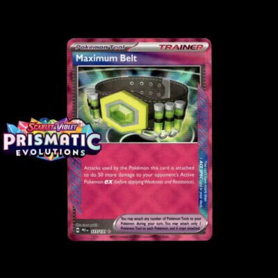 Pokemon Prismatic Evolutions: Choose Your Card! Reverse Holo/Holo EX Full Art NM