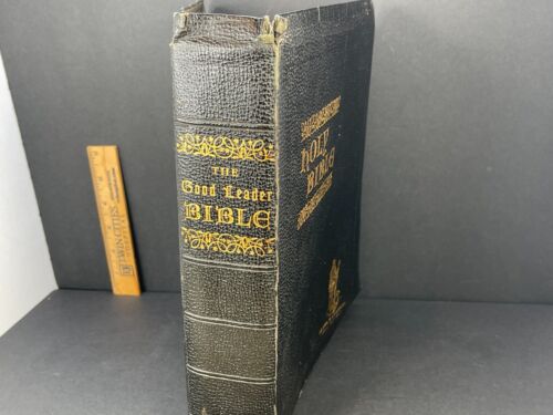 (RB-707) VINTAGE 1946 Holy Bible "The Good Leader" King James John A Dickson Pub - Bild 2 von 20