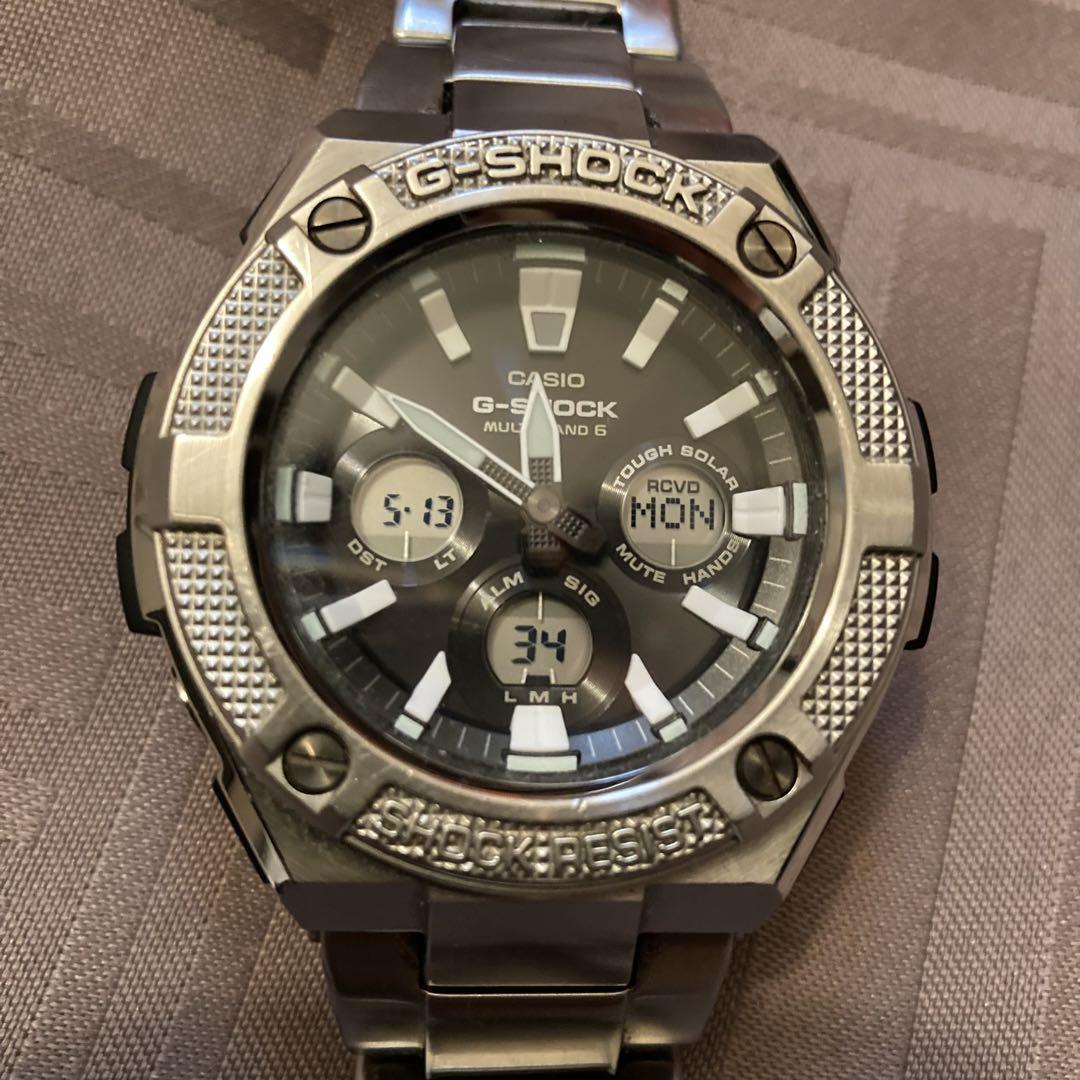 CASIO カシオ G-SHOCK GST-W330D メンズ タフソーラー Amazon.co.jp: [カシオ] 腕時計 ジーショック G-STEEL 電波
