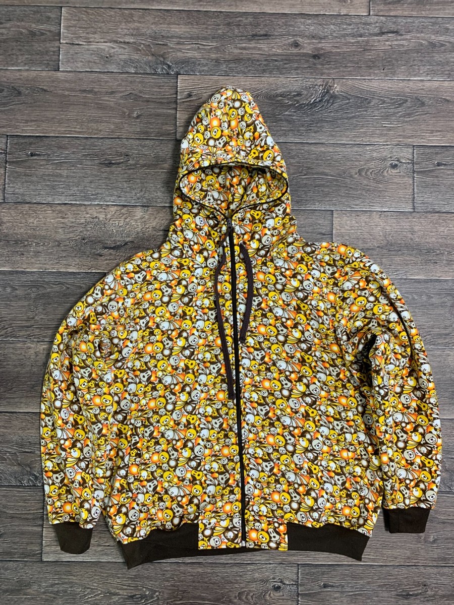 Raw Blue Hoodie Skater Grunge Y2K Jacket men Anime size XL | eBay