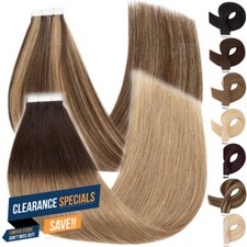 Thick 200g 80pcs Russian Tape In Skin Weft Real Remy Human Hair Extensions Ombre