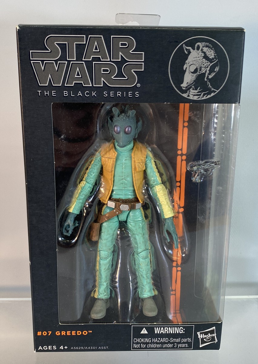 Star Wars Black Series Greedo 6” Figure Complete ANH Opened Orange