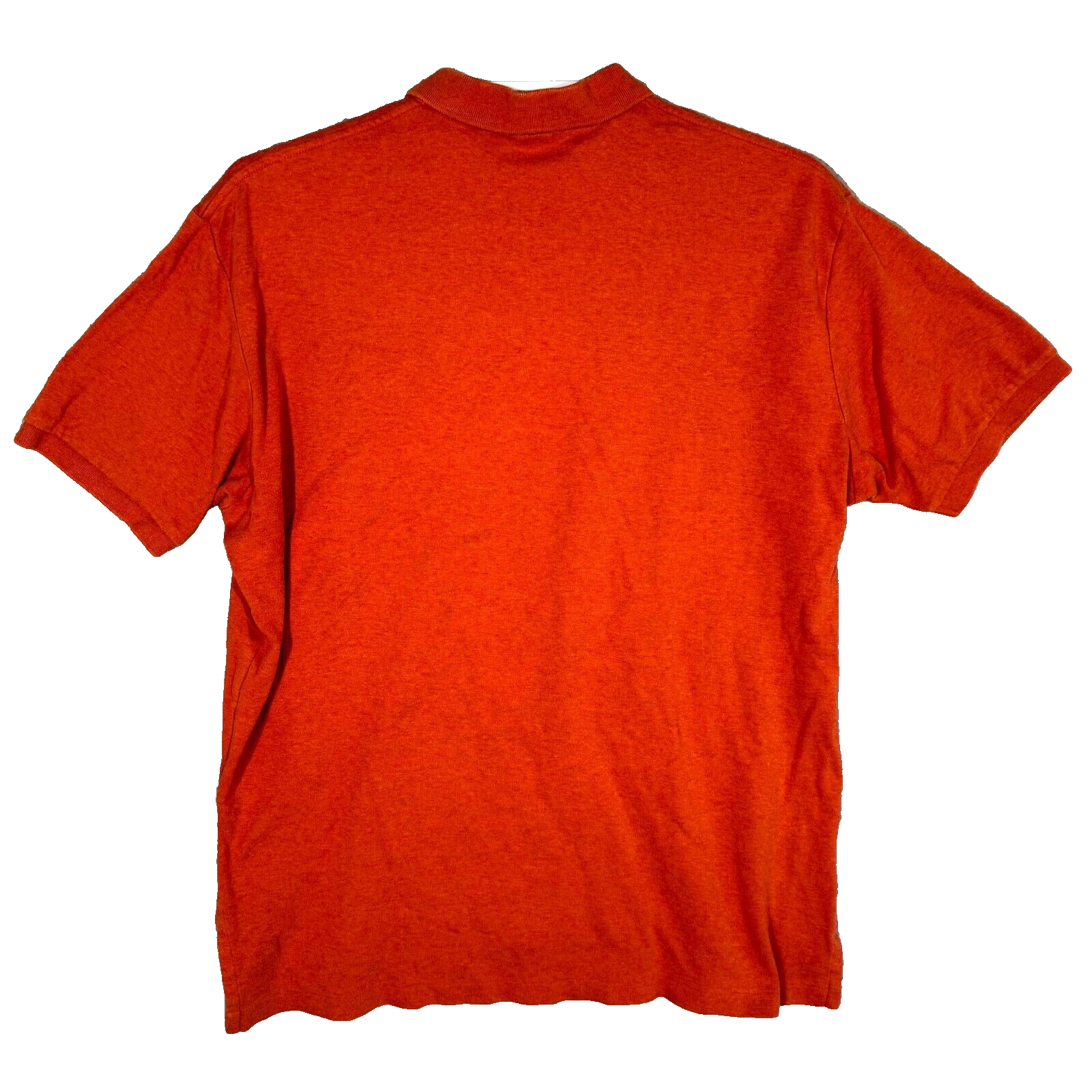 PONY Polo Ralph Lauren camicia uomo XL arancione manica corta vestibilità classica cotone M1235