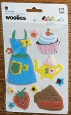 BasicGrey NOOK & PANTRY WOOLIES Baking Bake Cook Cooking LAYERED Gem FELT STITCH