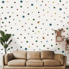 Polka Dots Wall Stickers Boho Irregular Decal Terrazzo Dots Wall Decor Kids T...