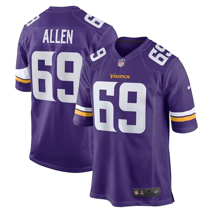 NEW] Minnesota Vikings Jared Allen #69 Nike Men's NFL Player Game