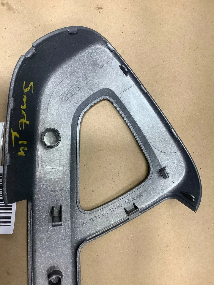 Smart Fortwo W451 2014 lado izquierdo del conductor interior manija de puerta cubierta moldura OEM+ Foto 4 de 4