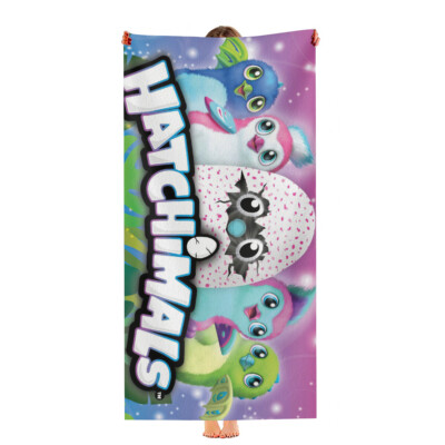 Hatchimals Beach Towel 30''x60'' Quick Drying Microfiber Birthday Gift