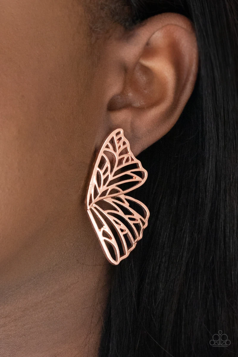 Paparazzi butterfly earrings deals