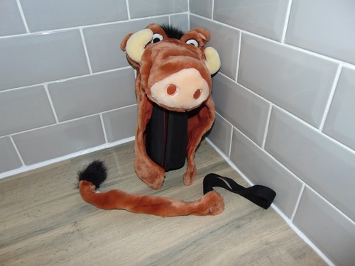 Disney Store Lion King Pumbaa Hat & Tail fancy dress set plus Plush - VGC