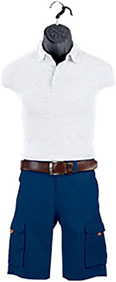 Male Molded Black Shatterproof Hollowback Torso Form - Fits Men'S Sizes S-L (3 P - Image 3 of 4