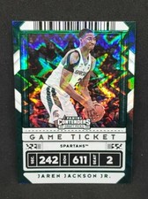 2020-21 Non Auto Jaren Jackson Jr Contenders Green Explosion Game Ticket Card#45