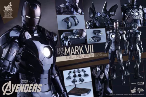 Hot Toys MMS282 Iron Man Mark VII Modo Sigiloso Versión MK7 1/6º NUEVO SELLADO