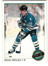 1992-93 O-Pee-Chee Premier #18 Doug Zmolek Rookie, St. Louis Blues